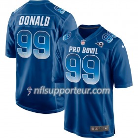Maillot Homme Los Angeles Rams Aaron Donald  99 Nike Royal 2019 Super Bowl LIII